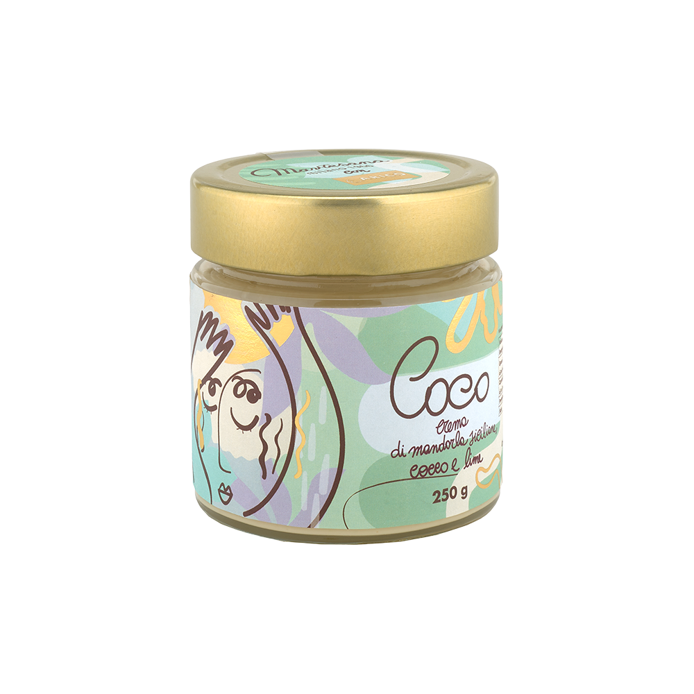 Coco - crema di mandorle Siciliane, cocco e lime