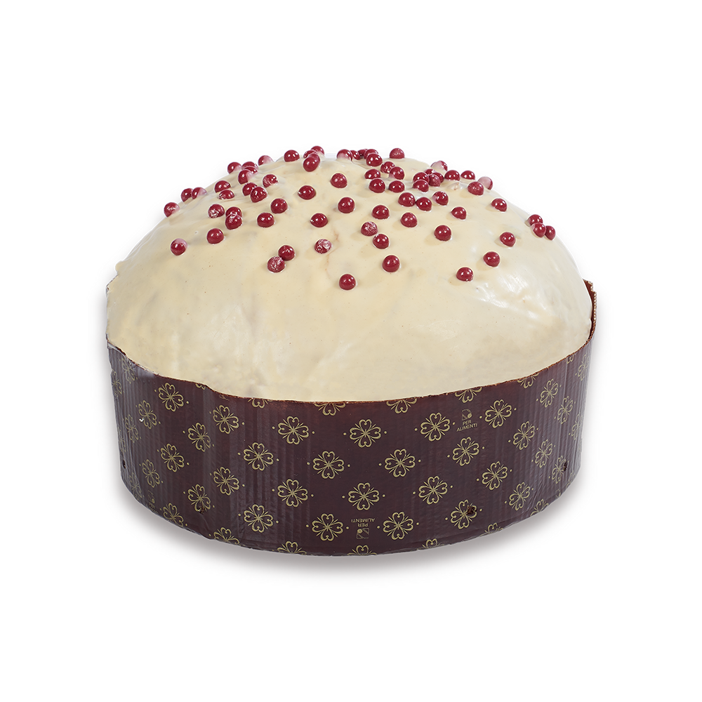 Panettone Cioccolato Bianco e Frutti Rossi 1kg